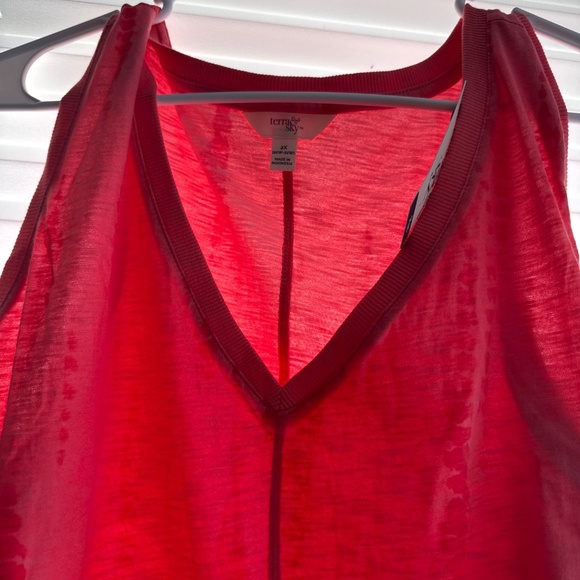 NWT Terra and Sky coral dress - Picture 2 of 4